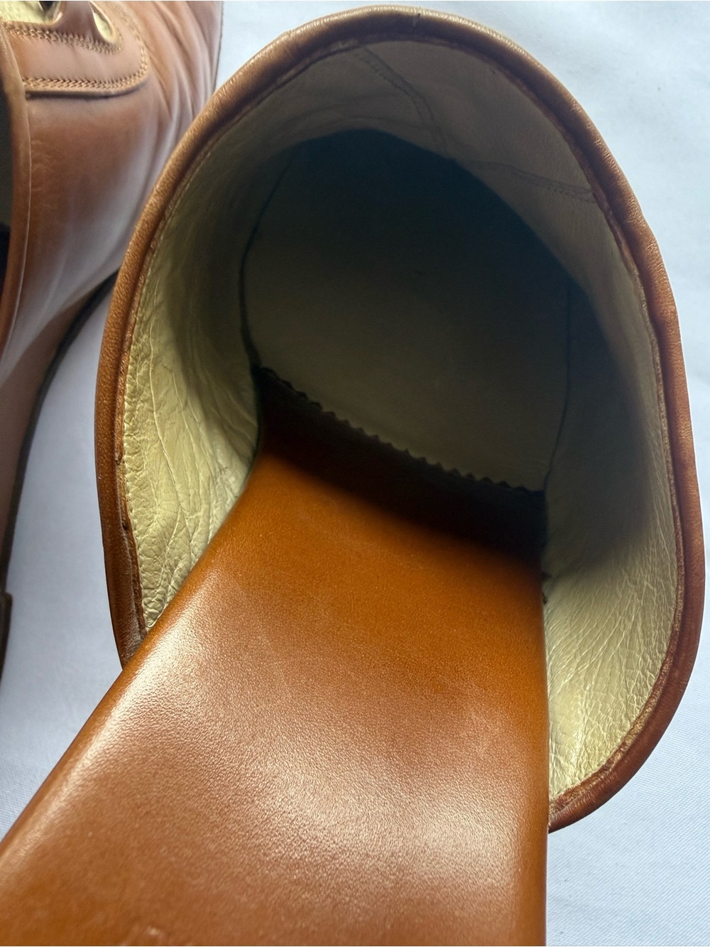 Rare Vintage 1970’s Gucci Brown Leather & Cream Canvas Horsebit Mule - Picture 5 of 9
